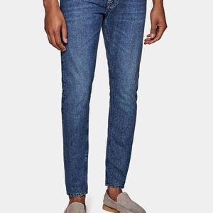 SuitSupply Alain Selvedge Jeans in Rinse Wash